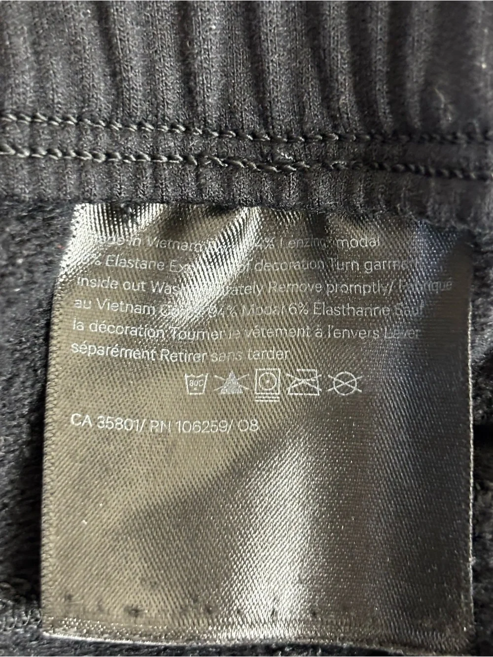 Lululemon Bound to Bliss High-Rise 7/8 Pant Black W5CPUS size 6